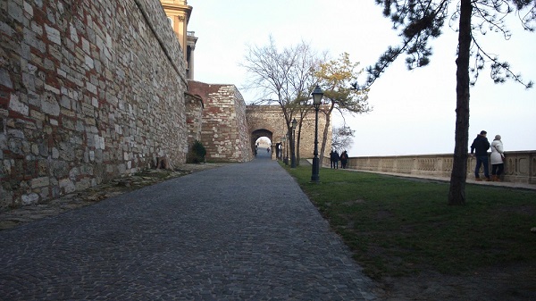 Deserted Budapest Castle in December 2014