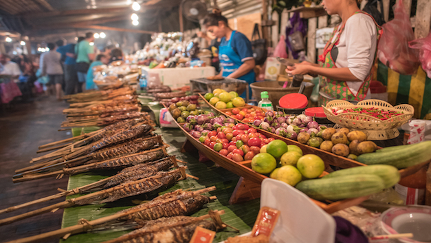 Market in Laos