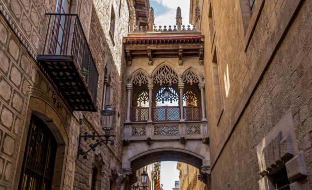 Barcelona's gothic neighborhood