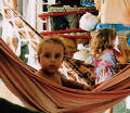 Baby in hammock