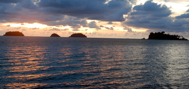 Lonely Beach Sunset