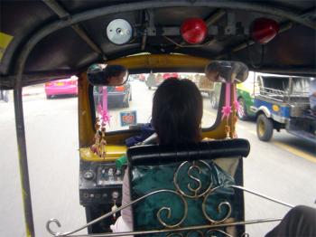 Be adventurous take a spin in a tuk tuk - Bangkok.
