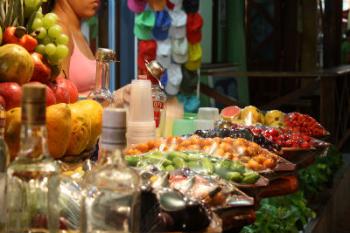 Fruit Stand, Morro de Sao Paolo, Brazil