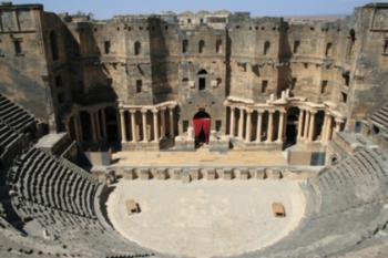 amphitheater-cum-fortress, Bosra Syria