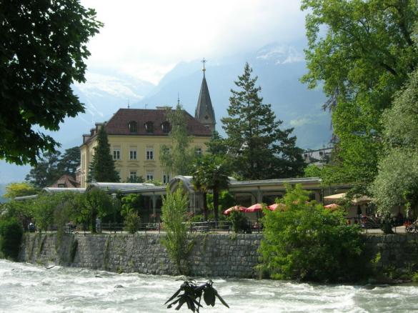 Merano, from the Passer river