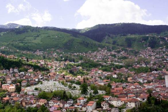 view over Sarajevo