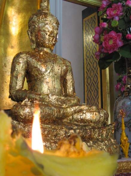One of many Buddha images at Wat Pho