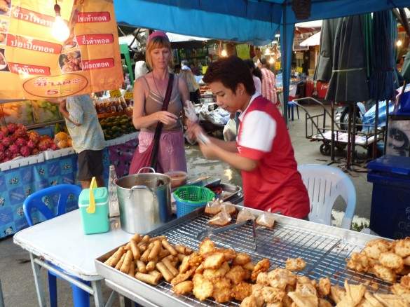 Author Shelley Seale grabs some Street Eats in Bangkok
