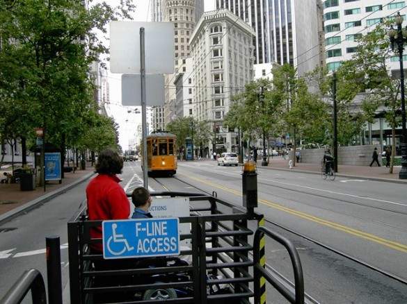 Historic Trolley on Market Street, San Francisco