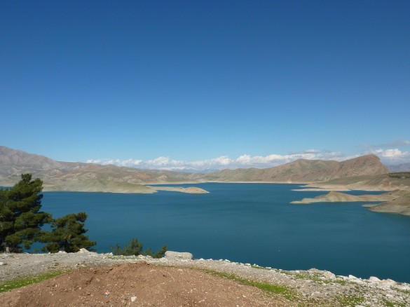 View of Dokan Lake, KAR/Iraq from Dokan Dam
