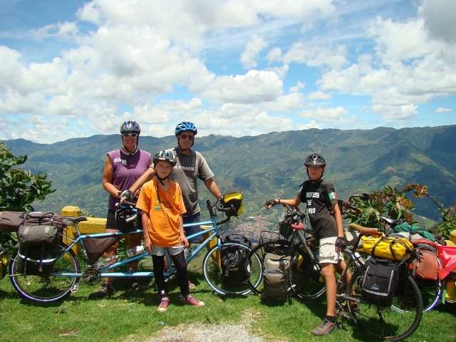 Family on Bikes