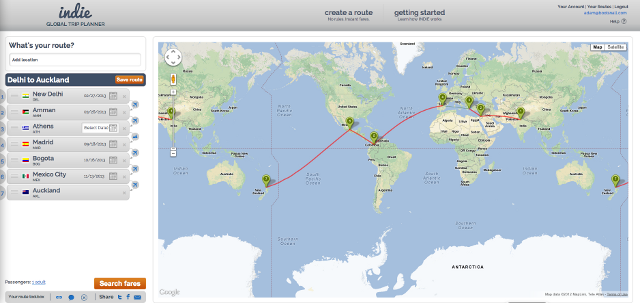 Delhi to Auckland - the long way