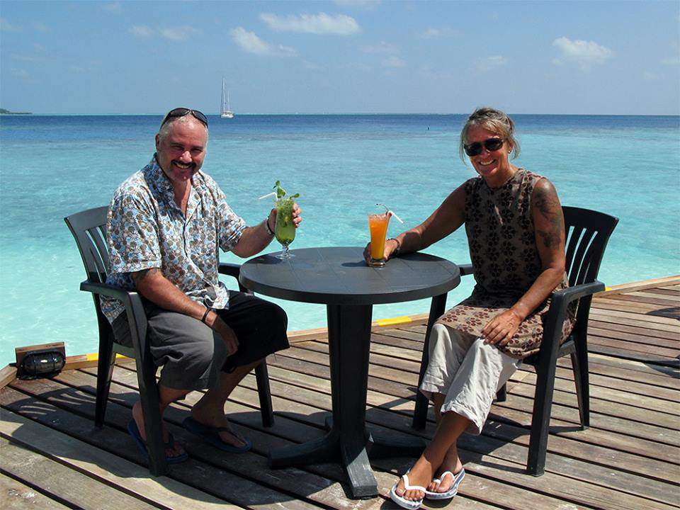 Liz and Jamie Maldives