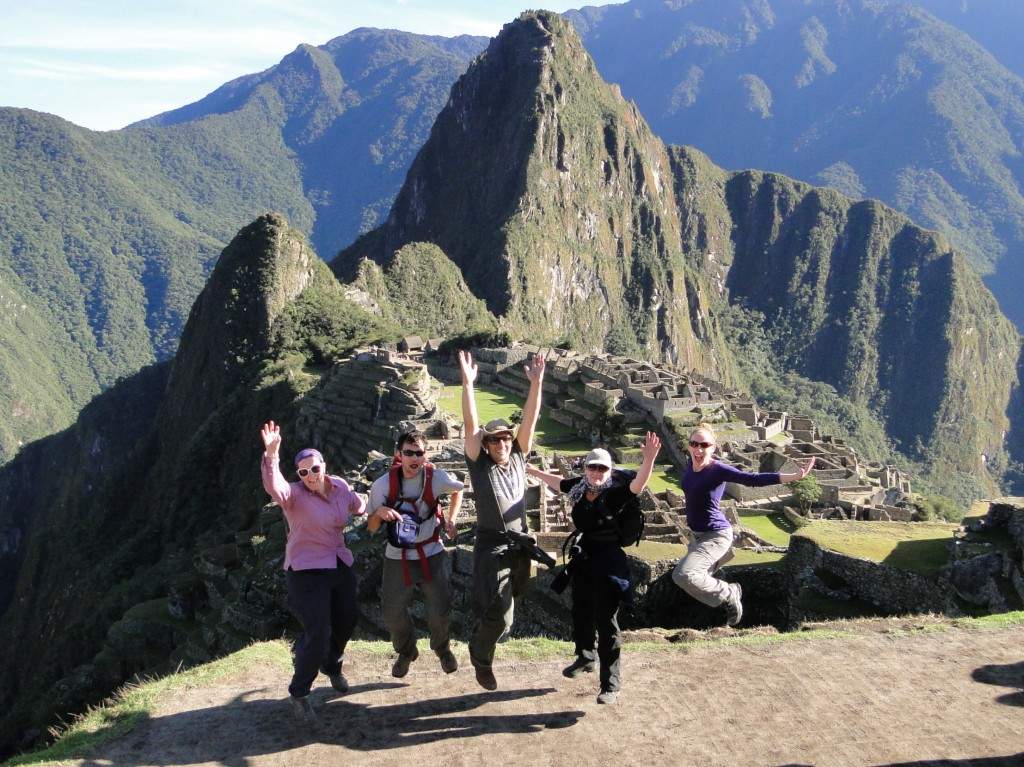 Machu Picchu Group Jump
