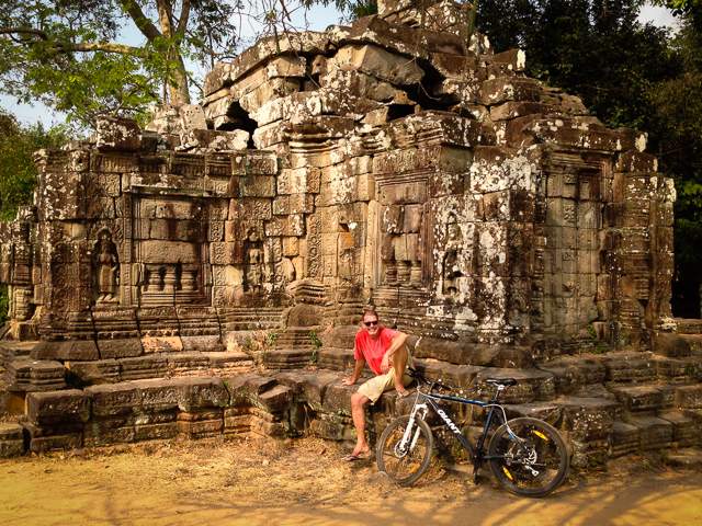 Bicycling Around Angkor Wat, Cambodia