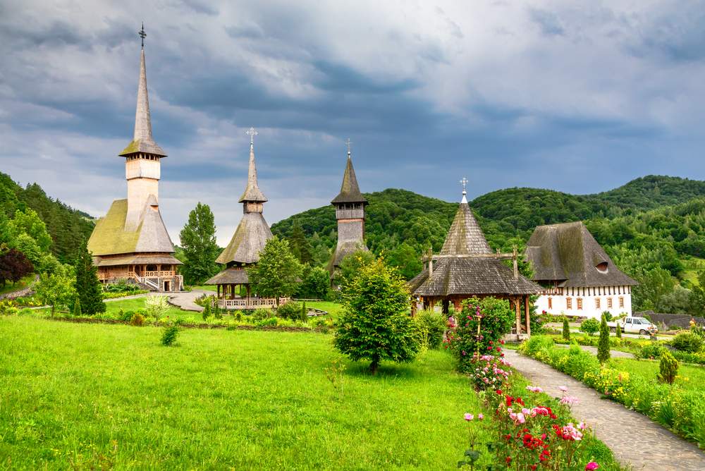 Maramures Romania, Barsana Monastery