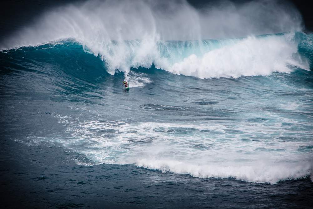 Hawaii's famous wave break for the surf of a lifetime