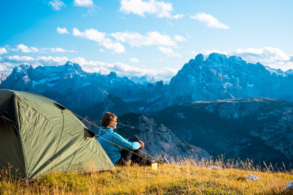 Camp in Europe to save money