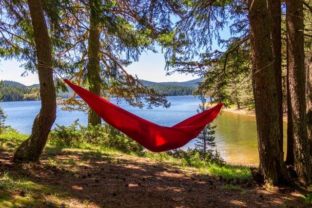 travel hammocks are a great bed on the go