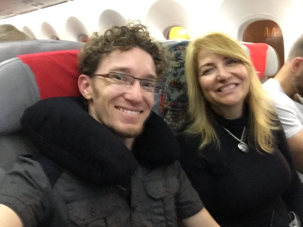 Dale and Liz on Norwegian Air